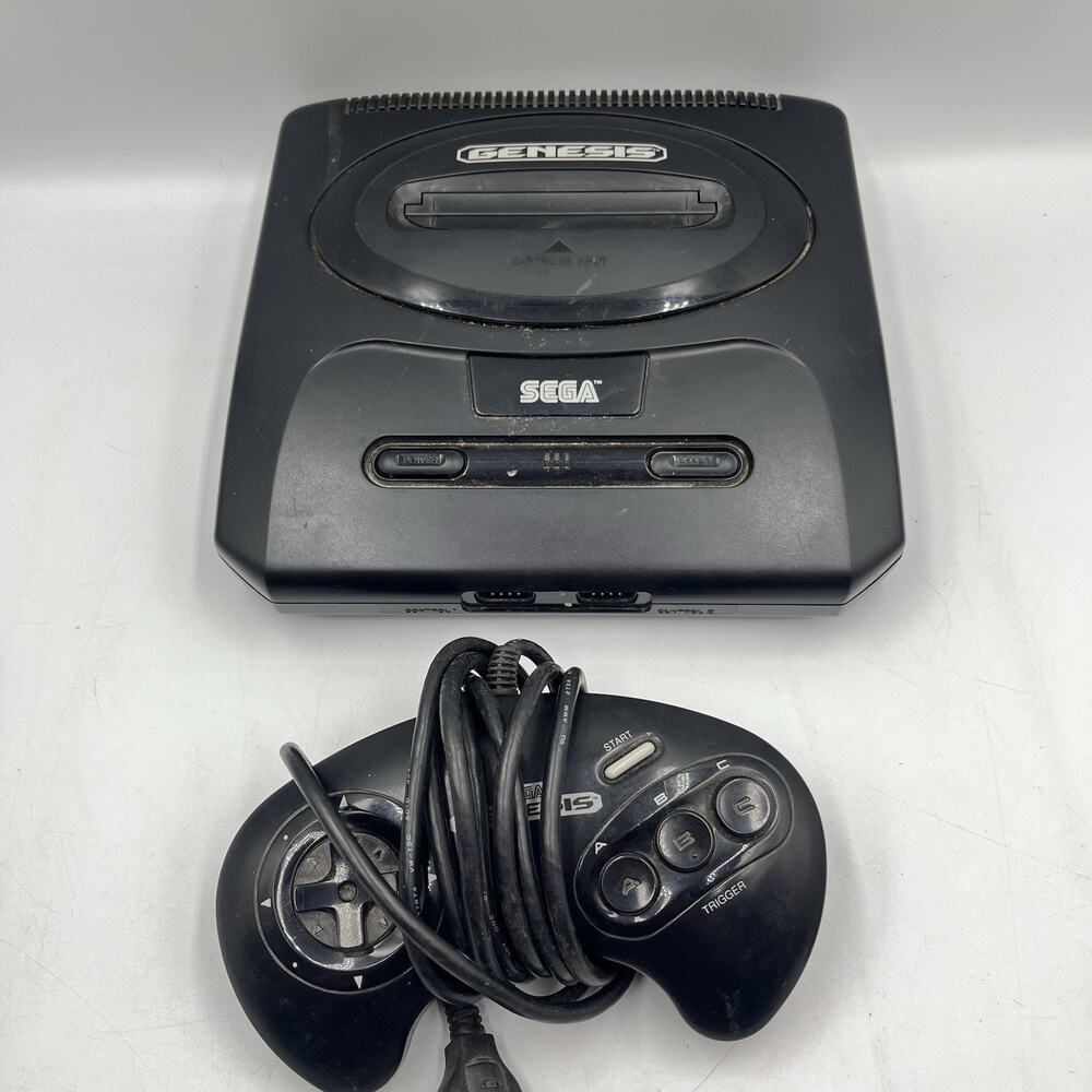SEGA Genesis Model 2 Console - Black W/ 1 Original Controller - TESTED